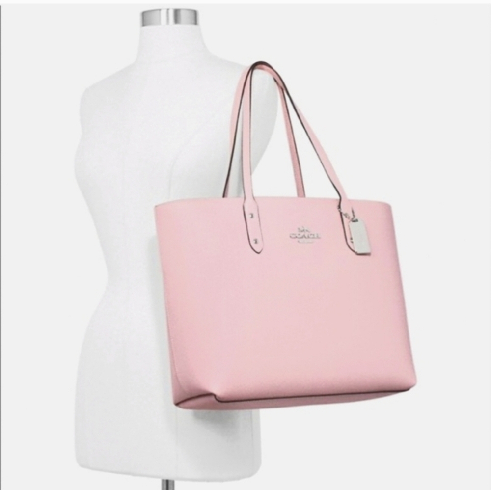 NWOT Coach Town Large Leather Tote in color Blossom💓🌸 - Picture 3 of 14